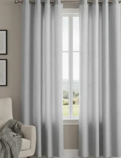 Semi-sheer Linen-look Curtains