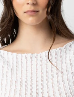 Sheer Knit T-shirt