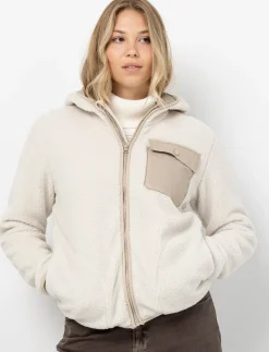 Sherpa Zip-up Jacket with Hood
