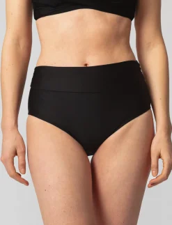 Shirred High-rise Bikini Bottom