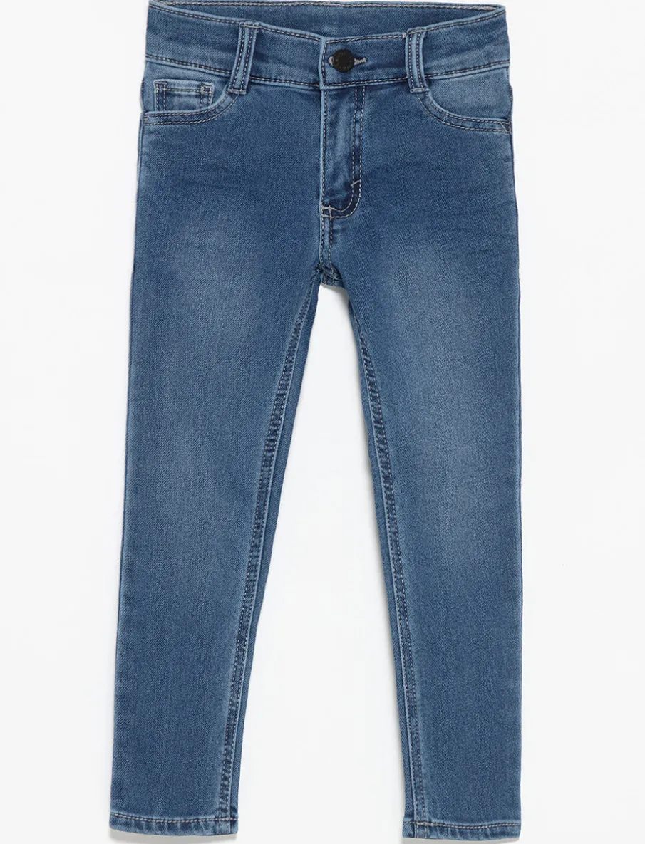 Shirred Jogger Jeans