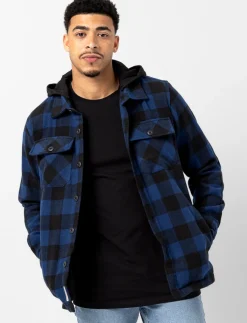 Shirt Jacket with Detachable Hood