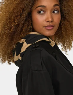Short Belted Trench Jacket