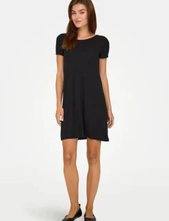 Short Dress with Criss-cross Detail