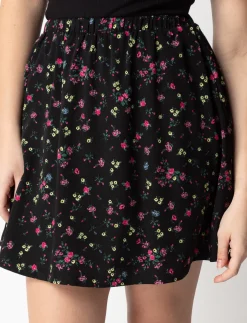 Short Floral Skirt