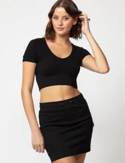 Short Skirt with Cargo Pockets