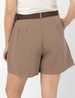 Shorts with Integrated Belt