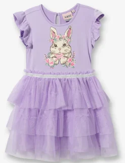Short-Sleeve Tutu Dress