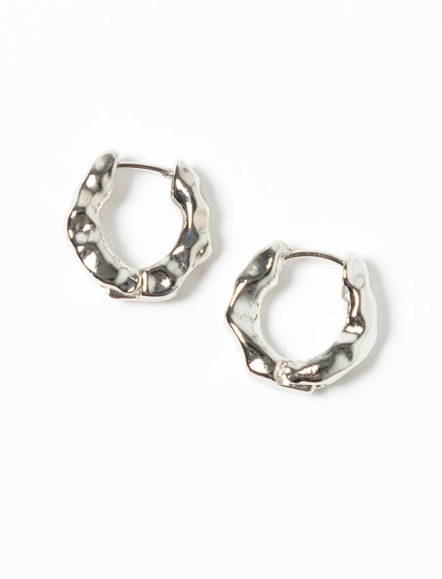 Silver-tone Hoop Earrings