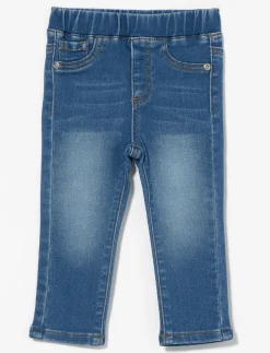 Skinny Pull-on Denim Pants