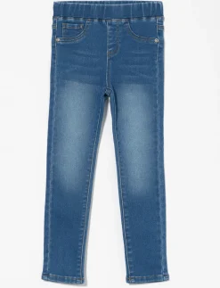 Skinny Pull-on Denim Pants