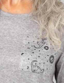3/4-sleeve PJ T-shirt
