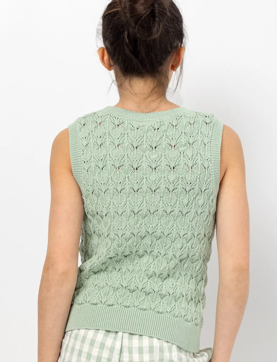 Sleeveless Knitted Top