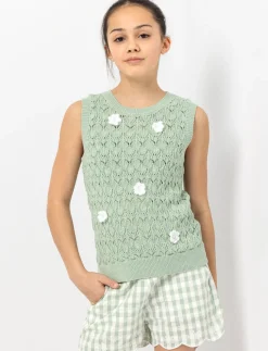 Sleeveless Knitted Top
