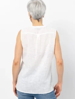 Sleeveless Lace Blouse
