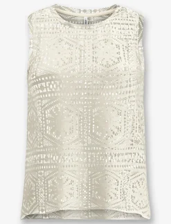 Sleeveless Lace Top