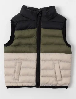 Sleeveless Quilted Jacket