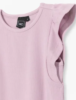 Sleeveless Ribbed T-shirt