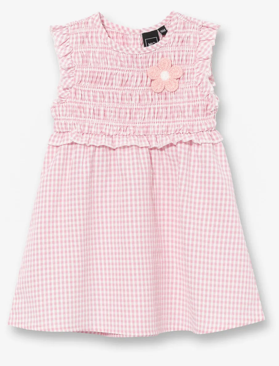 Sleeveless Round-Neck Dress - Baby Girl