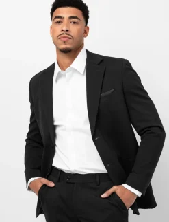 Slim Fit Button Blazer