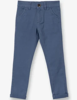 Slim-leg chino trousers
