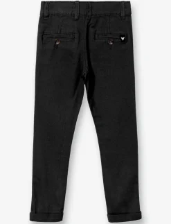 Slim-leg chino trousers