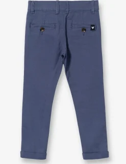 Slim-leg chino trousers