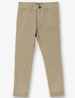 Slim-leg chino trousers