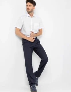 Slim-leg Plaid Pants