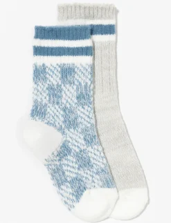 Soft Striped Socks - Pack of 2
