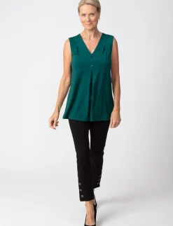 Soid V-neck Tank Top
