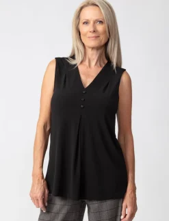 Soid V-neck Tank Top