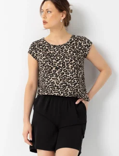 Solid Bermuda with Elastic Waist