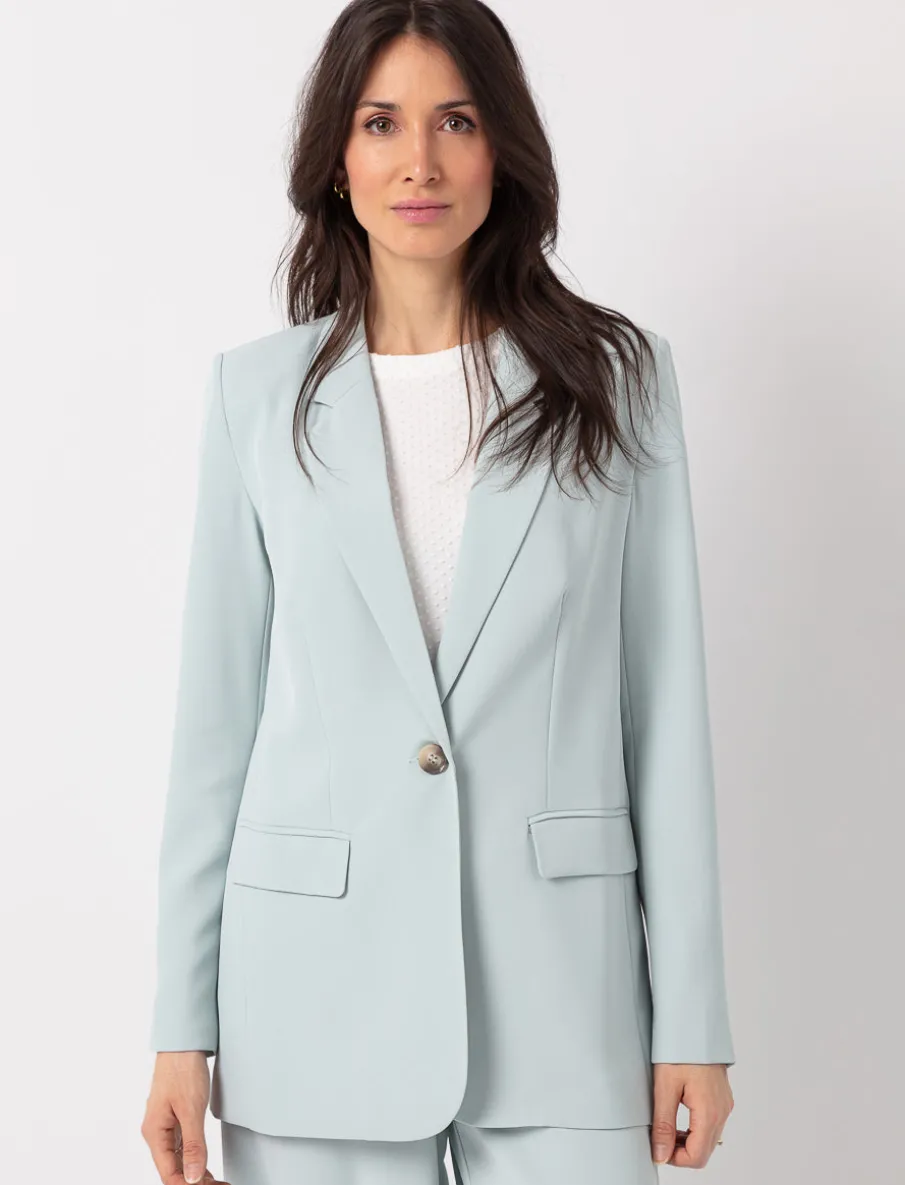 Solid Blazer