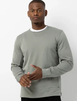Solid Brushed Suede Sweater