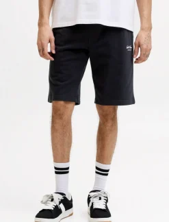 Solid Cotton Fleece Shorts