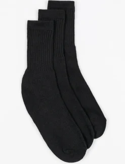 Solid Crew Socks - Pack of 3