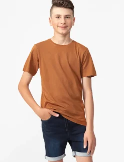 Solid Crew-neck T-shirt