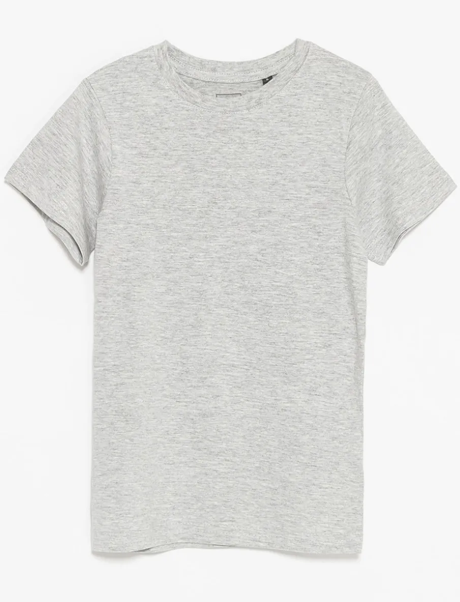 Solid Crew-neck T-shirt