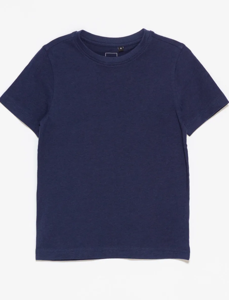 Solid Crew-neck T-shirt