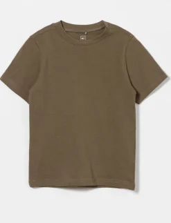 Solid Crew-neck T-shirt