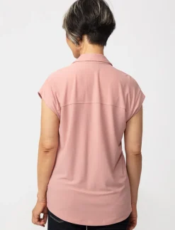 Solid Dolman-sleeve Blouse