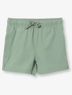 Solid Elastic Waist Boardshort - Little Boys