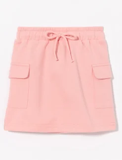 Solid Elastic-Waist Skirt – Little Girls