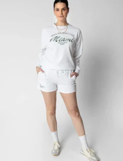 Solid Embroidered Sweater