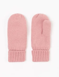 Solid Knit Mittens - Baby