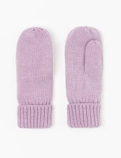 Solid Knit Mittens - Baby