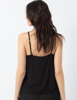 Solid Lace Tank Top