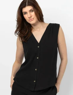 Solid Linen Tank Top