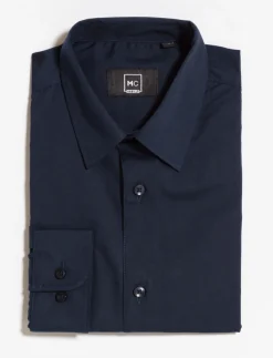Solid Long-sleeve Shirt
